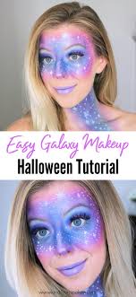 easy galaxy makeup tutorial for