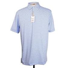 New Mens Peter Millar S S Solid Summer Comfort Lisle Polo