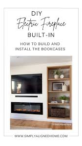 Diy Electric Fireplace Built In How To