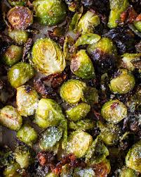 Brussels sprouts are full of nutrition and vitamins, here's a simple and delicious way to prepare brussels sprouts with bacon. Roasted Brussels Sprouts With Bacon Parmesan Cheese Kitchen Swagger