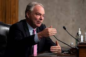 Snarled by snow, Sen. Tim Kaine trapped ...