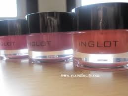 inglot lip paint swatches vex in the city