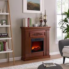 corner electric fireplace heater