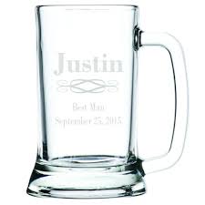 personalized beer glass custom engraved
