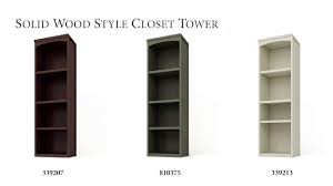 allen roth solid wood closet