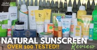 natural sunscreen review 2024 best