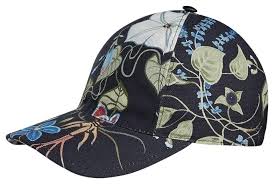 Gucci Multi Color L New Black Flora Knight Canvas Baseball Size 372689 Hat 35 Off Retail