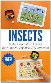 insects roll cover math games gift