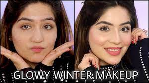 glowy winter makeup tutorial step by