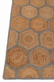 jute braided rugs honeycomb handmade