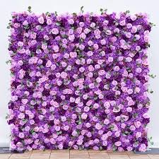 purple flower wall al flower