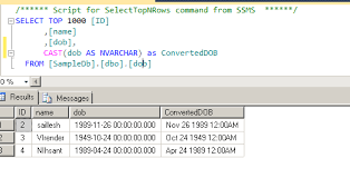 other function in sql server using