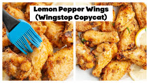 wingstop lemon pepper wings baked or