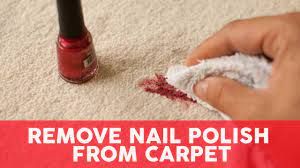 nail polish removed from your carpet