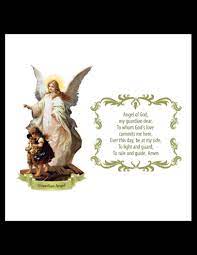 Guardian Angel With Prayer Wall Decal