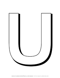 Learn letter u coloring page to color, print and download for free along with bunch of favorite letter u coloring page for kids. Alphabet Coloring Pages English Letters Capital U Planerium