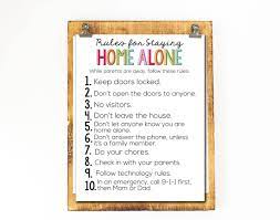 what to do when home alone