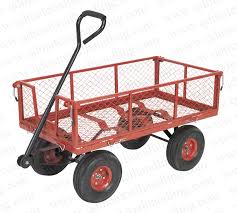 heavy duty garden utility wagon cart