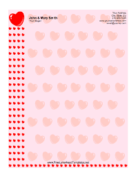 Valentine Heart Letterhead