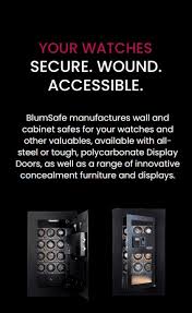 Blumsafe Wall Safe For Watches And