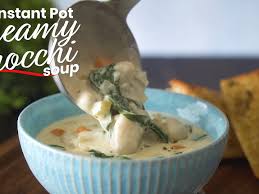 instant pot creamy gnocchi soup