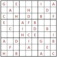 alphabet sudoku