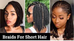 braids for short hair black women 2021