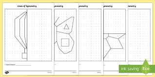 The sheets have been carefully graded with the easier sheets coming first. Symmetry Worksheets Geometry Primary Teaching Resources