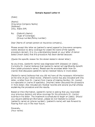 cal necessity appeal letter