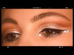 simple eye makeup tutorial with glitter