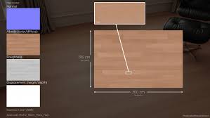 beech wood planks floor seamless pbr