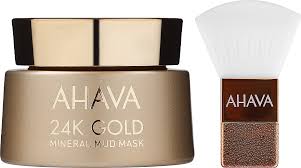 gold face mask ahava 24k gold mineral
