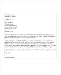 11 Sample Teacher Thank You Letters Free Sample Example Format