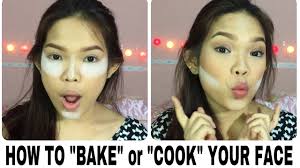 what is baking makeup technique