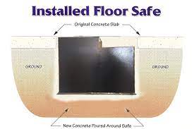 how to install a floor safe step by