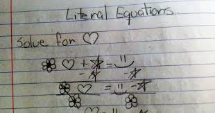 Lovin Literal Equations Math Dyal