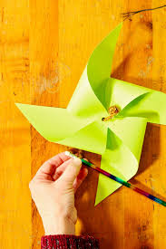how to make paper pinwheels for spring