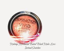 makeup revolution baked blush make love