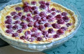 raspberry custard pie dinner
