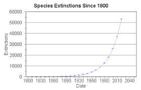 Chart Of Increase In Animal Extinction Whats Up Extinction