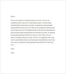 funeral thank you note 8 free word