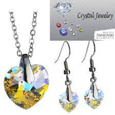 swarovski austrian crystal necklace and