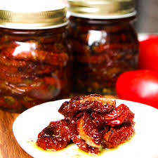 sun dried tomatoes preserved in olive oil