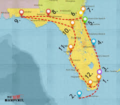 Detailed map of florida east coast. Epic Florida Road Trip Guide For 2021