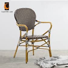 Rattan is a type of wood with a vertical grain that is often used to make woven furniture items. China Anti Fading Commercial Garden Outdoor Aluminum Wicker Patio Furniture Bamboo Rattan Chair China Rattan Chair Restaurant Chair