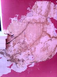 wallpaper removal wall restoration in