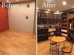 Before And After Wine Room Vint