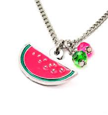 necklace pendant watch Watermelon Necklace Watermelon Jewelry Watermelon  Pendant Watermelon Charm Fashion Necklaces & Pendants