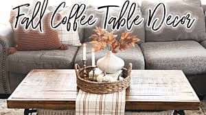 elegant fall coffee table decor ideas