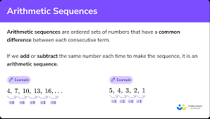 Arithmetic Sequence Gcse Maths